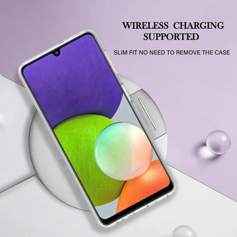 Für Samsung Galaxy A22 4G (EU -version) / M32 (globale Version) 4G YB IMD Series-16 Marble Muster Phone Cover Style E IMD 2,0 mm TPU Anti-fingerabdrücke Elektroplierend Zurück - Roségold