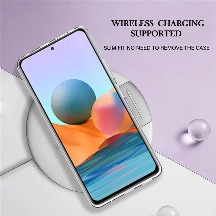 For Xiaomi Redmi Note 10 Pro 4G (Global) / Note 10 Pro 4G (India) / Note 10 Pro Max 4G YB IMD Series-16 Electroplated Marble Pattern Case Style E IMD 2.0mm TPU Shockproof Phone Cover - Rose