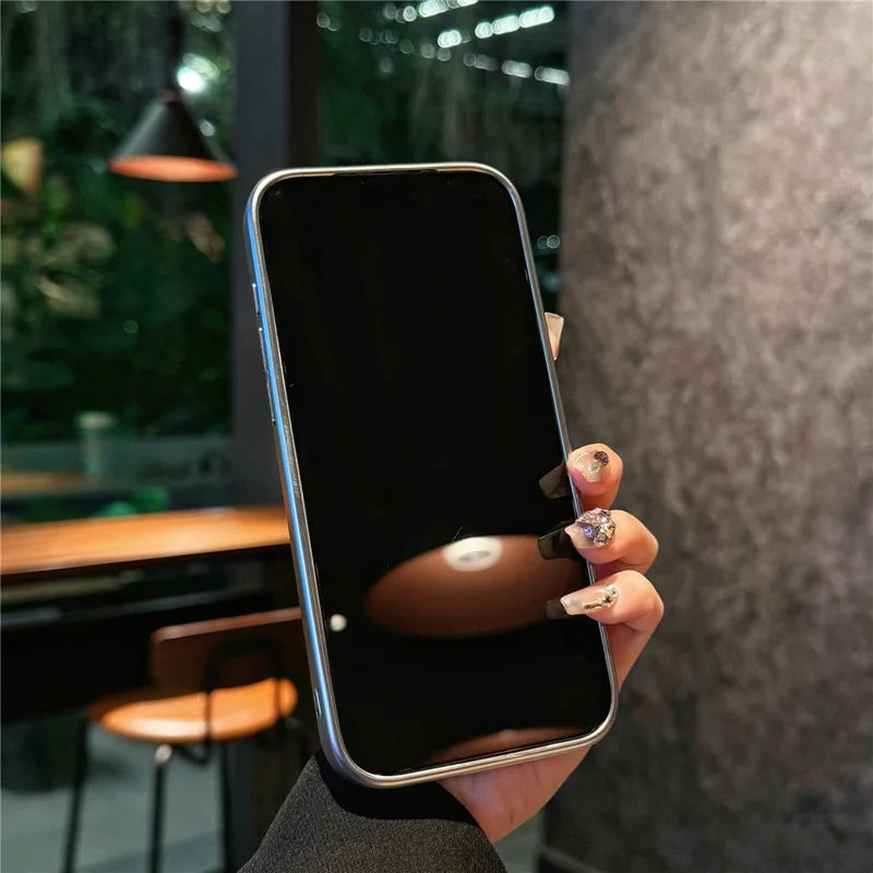 For iPhone 17 Pro Max Magnetic Case Marble Pattern Shockproof TPU + PC Phone Cover Compatible with Magsafe - Black