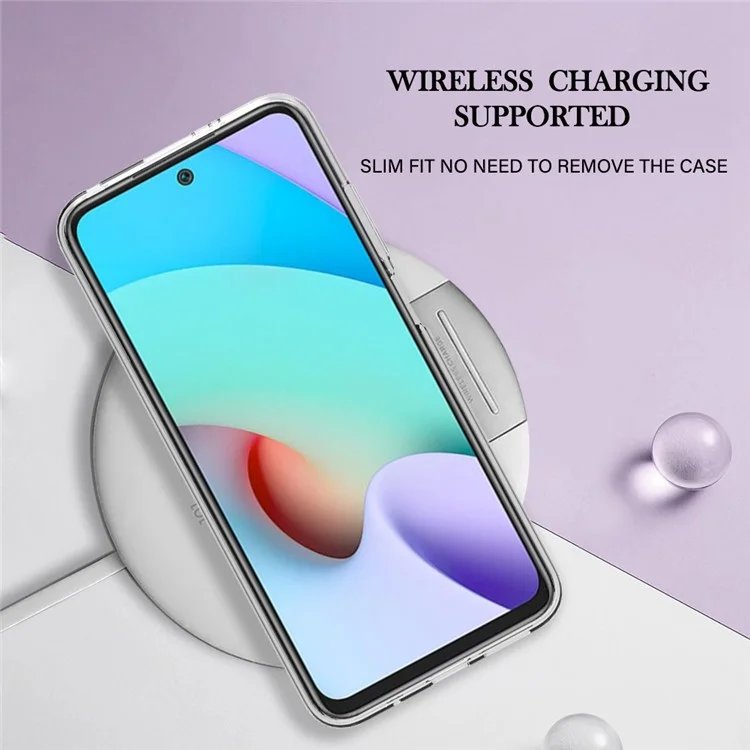 For Xiaomi Redmi 10 4G (2021) / Redmi 10 2022 4G / Redmi 10 Prime / Redmi Note 11 4G (MediaTek) YB IMD Series-16 Marble Pattern Case Style E IMD 2.0mm TPU Electroplated Phone Cover - Pink