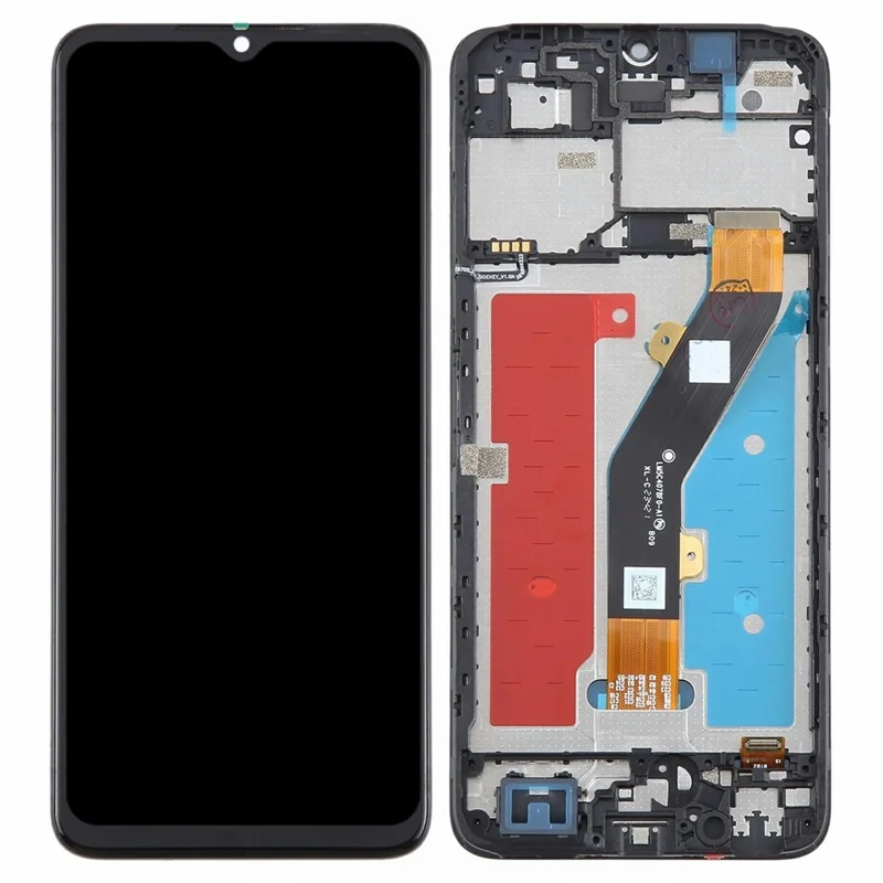 Für ZTE Blade A34 OEM Grade S LCD-Bildschirm und Digitizer-Baugruppe + Rahmen (ohne Logo)