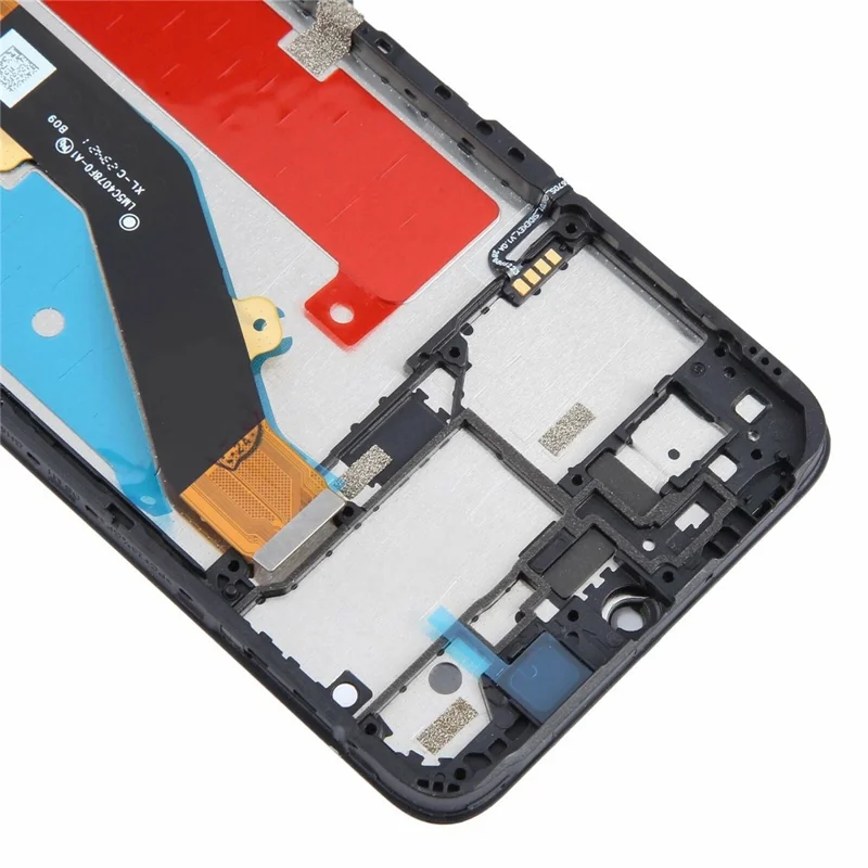 Für ZTE Blade A34 OEM Grade S LCD-Bildschirm und Digitizer-Baugruppe + Rahmen (ohne Logo)