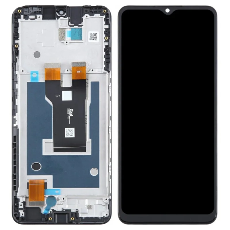 Für ZTE Blade A73 5G 6,52-Zoll OEM-Grad-S-LCD-Bildschirm und Digitizer-Baugruppe + Rahmen (ohne Logo)
