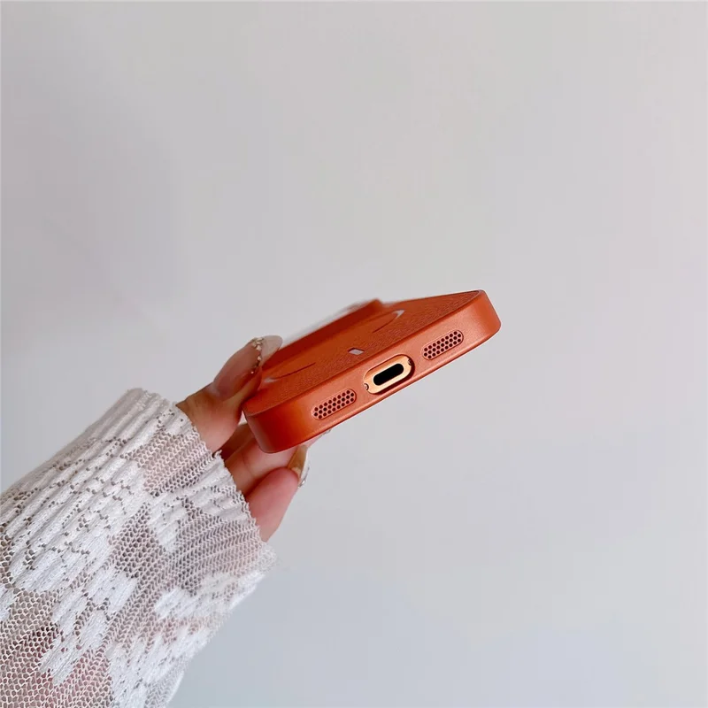 Coque magnétique pour iPhone 17 Pro, TPU + PC + cuir PU, housse de protection compatible avec Magsafe - Bleu