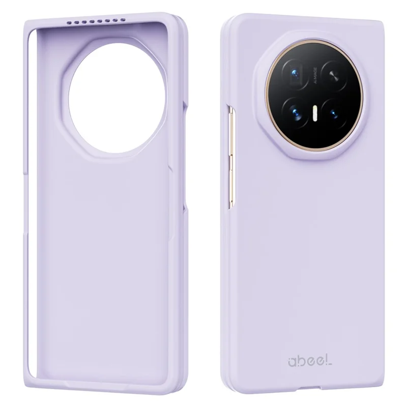 ABEEL for Honor Magic V6 5G Phone Case Shock Absorption Soft-touch Protective PC Cover - Purple