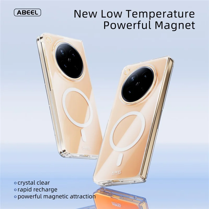 ABEEL for Oppo Find N6 5G Magnetic Case Clear PC Anti Scratch Phone Cover - Transparent