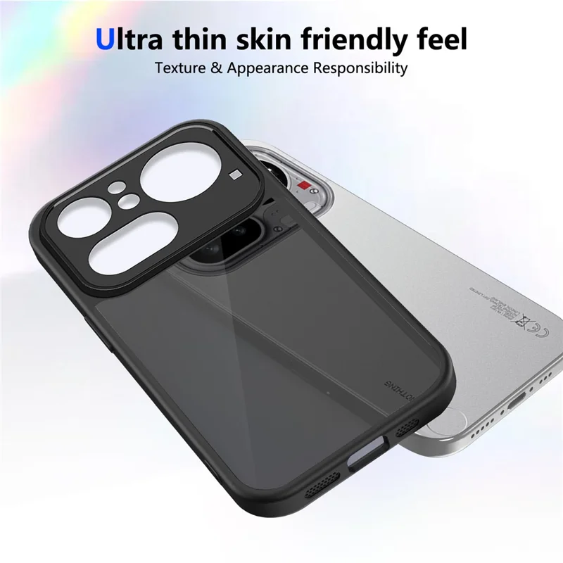 Für Nothing Phone (4a) Pro Magnetische Hülle Skin Touch Matt PC + TPU Sturzgeschützte Handyhülle - Durchscheinend