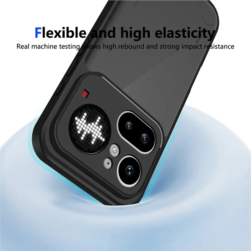 Für Nothing Phone (4a) Pro Magnetische Hülle Skin Touch Matt PC + TPU Sturzgeschützte Handyhülle - Durchscheinend