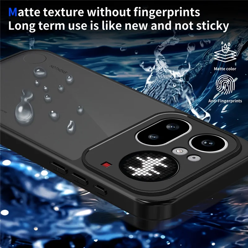 Für Nothing Phone (4a) Pro Magnetische Hülle Skin Touch Matt PC + TPU Sturzgeschützte Handyhülle - Durchscheinend