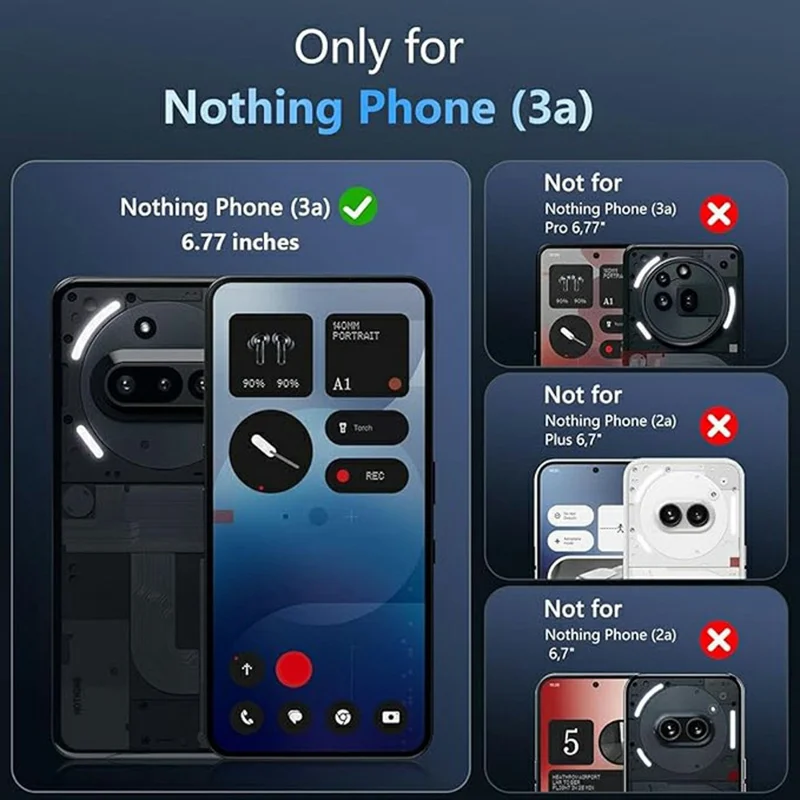 For Nothing Phone (4a) Case Transparent TPU Shockproof Phone Cover