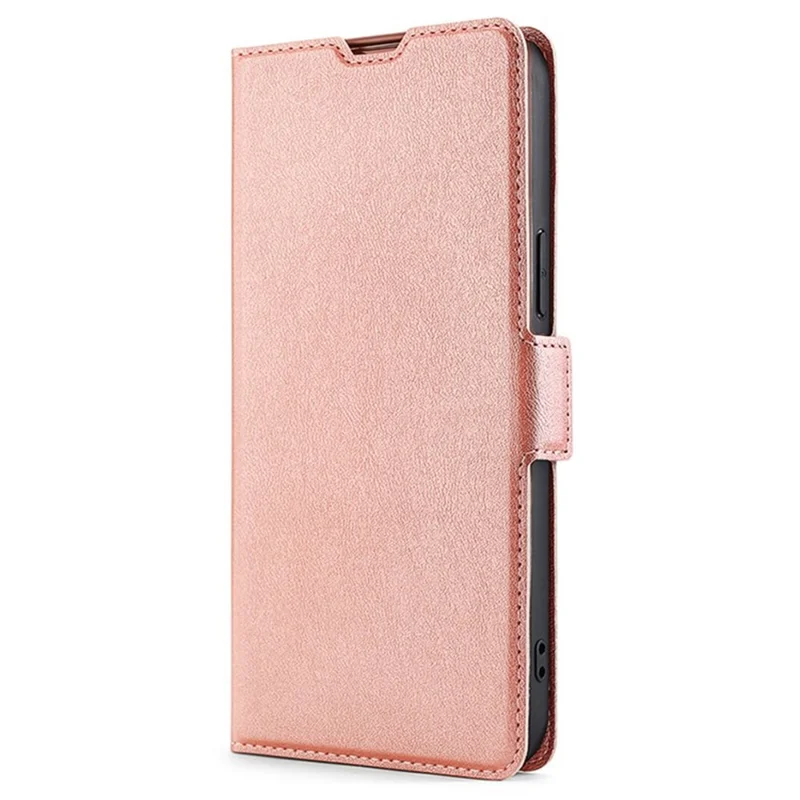 For Samsung Galaxy S26+ Case Card Holder PU Leather Phone Cover - Rose Gold