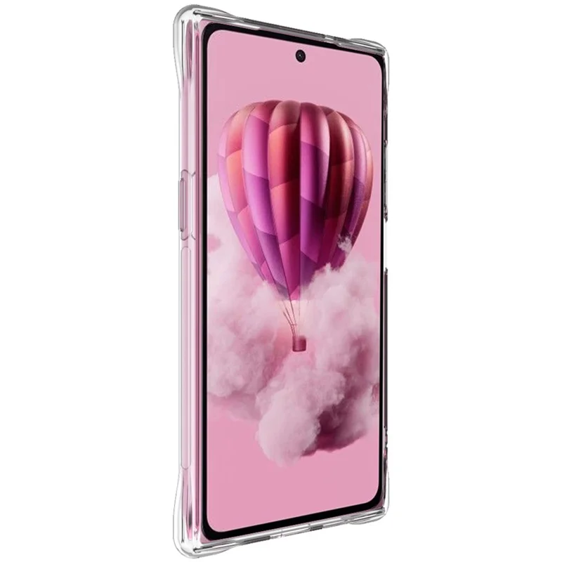 IMAK for HMD Skyline Magnetic Case Airbag Shockproof Protection TPU Phone Cover - Transparent