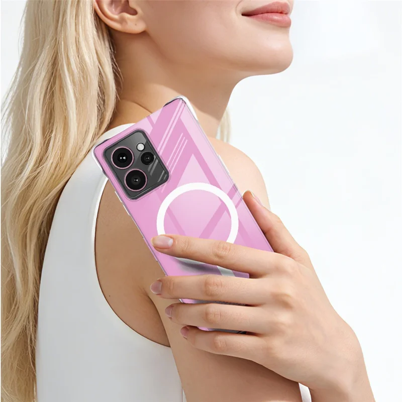 IMAK for HMD Skyline Magnetic Case Airbag Shockproof Protection TPU Phone Cover - Transparent