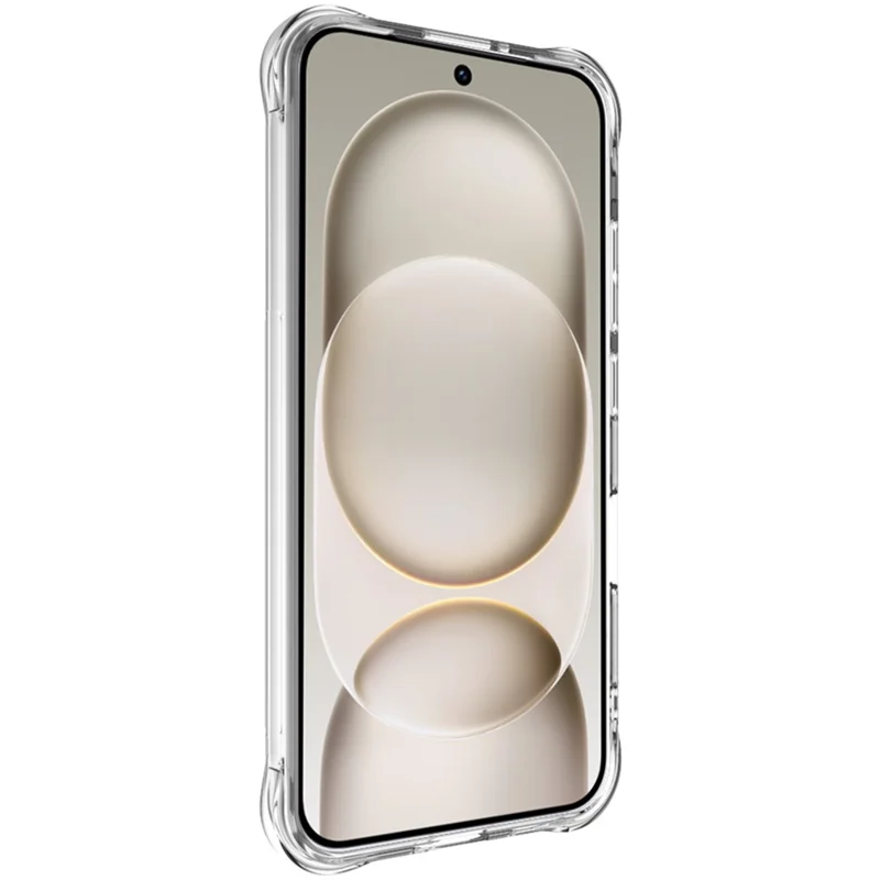 IMAK pour Honor Magic8 Pro Air 5G étui magnétique Airbag de protection antichoc Coque de téléphone en TPU - Transparent