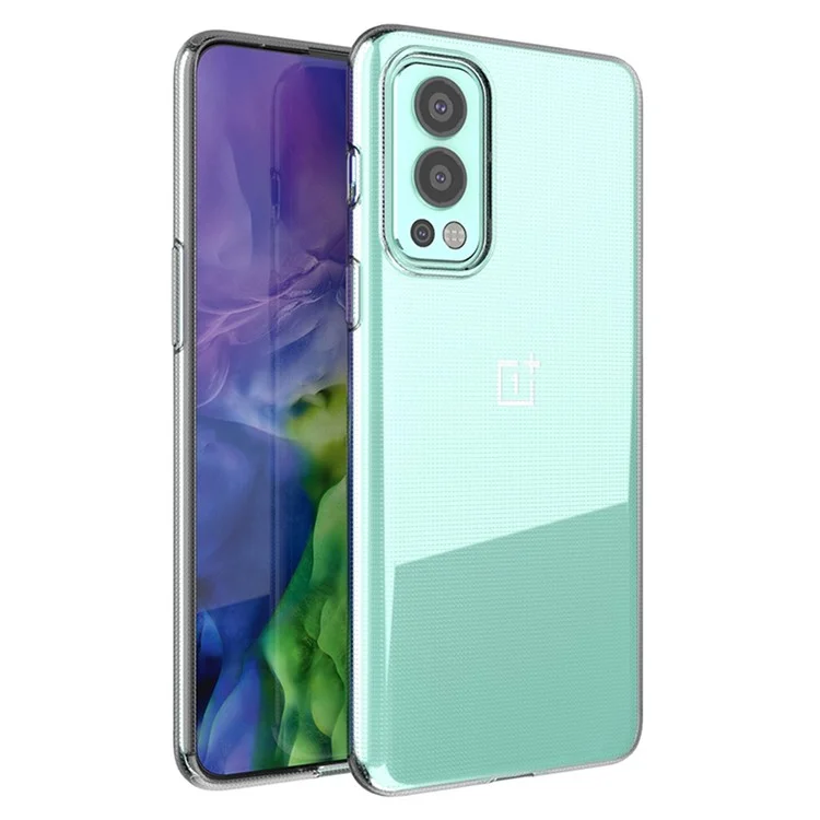For OnePlus Nord 2 5G Slim Fit Transparent Phone Case Soft TPU Comfort Grip Shockproof Back Cover