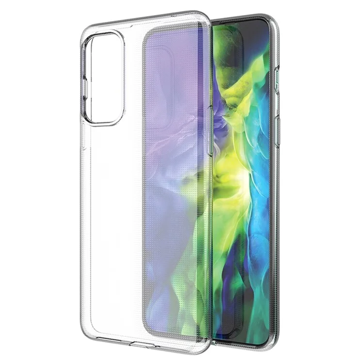 For OnePlus Nord 2 5G Slim Fit Transparent Phone Case Soft TPU Comfort Grip Shockproof Back Cover