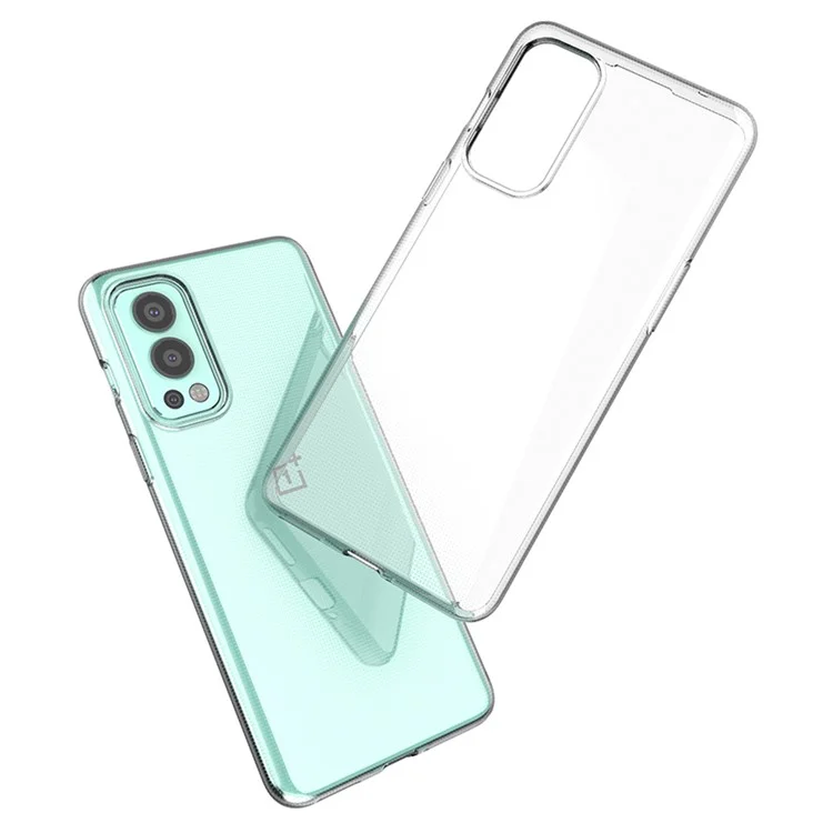 For OnePlus Nord 2 5G Slim Fit Transparent Phone Case Soft TPU Comfort Grip Shockproof Back Cover
