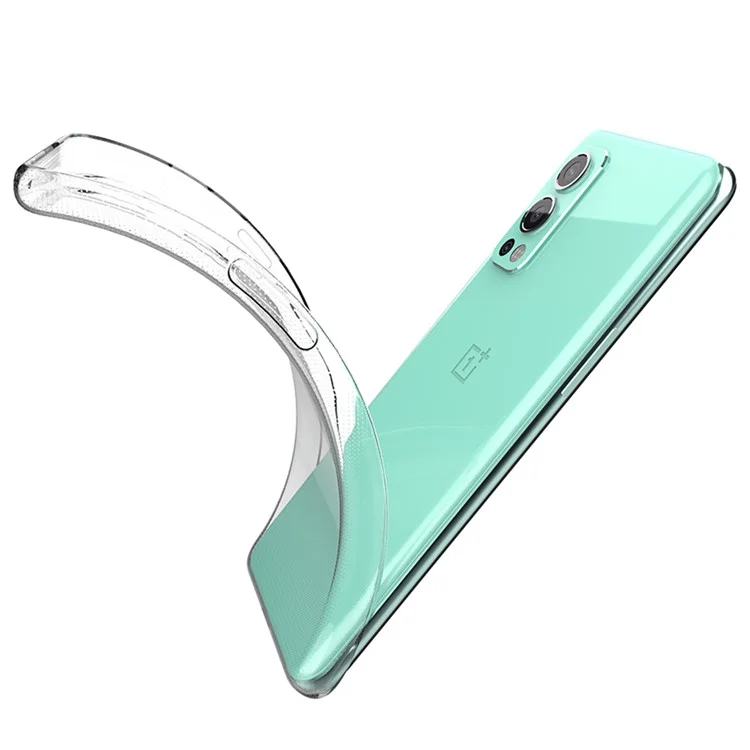 For OnePlus Nord 2 5G Slim Fit Transparent Phone Case Soft TPU Comfort Grip Shockproof Back Cover