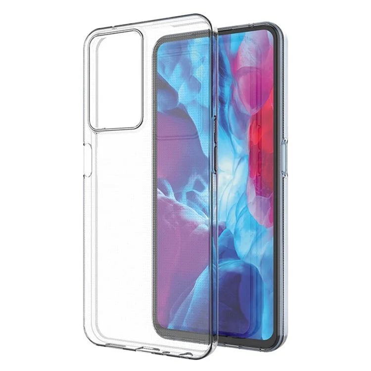 For Oppo A57 (2022) 5G / A77 5G / OnePlus Nord N300 5G Slim Thin Shockproof Phone Case Transparent TPU Anti-Scratch Cover