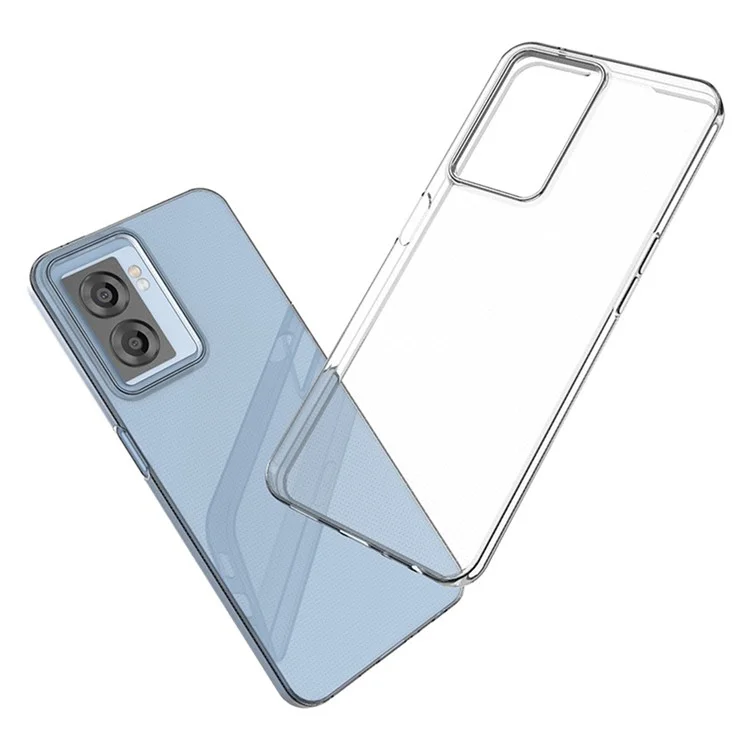 For Oppo A57 (2022) 5G / A77 5G / OnePlus Nord N300 5G Slim Thin Shockproof Phone Case Transparent TPU Anti-Scratch Cover