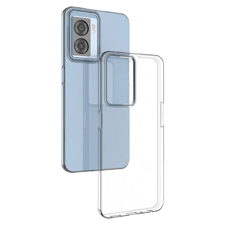 For Oppo A57 (2022) 5G / A77 5G / OnePlus Nord N300 5G Slim Thin Shockproof Phone Case Transparent TPU Anti-Scratch Cover