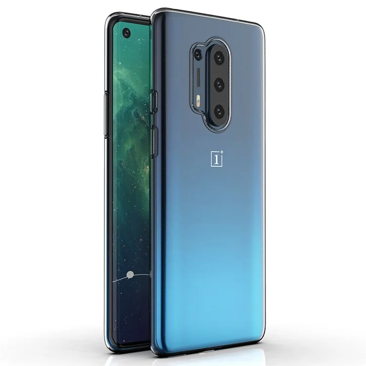 Для OnePlus 8 Pro Clear Non-Slip Protective Phone Case Soft TPU Slim Fit Cover