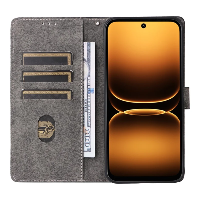 For Infinix Smart 20 4G Case Wallet RFID Blocking PU Leather Phone Cover Stand with Strap - Black