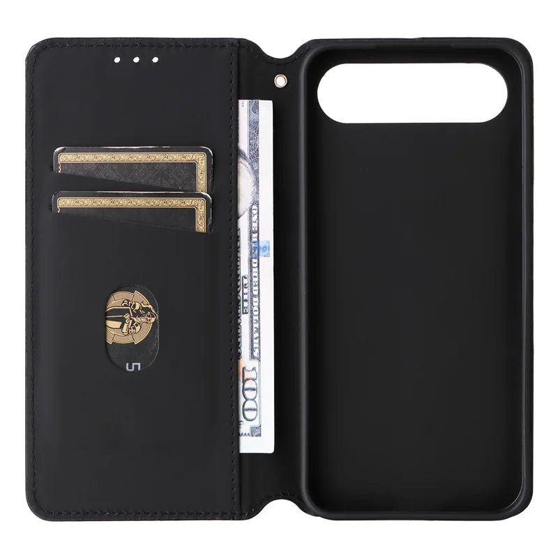 For Realme 16 5G Case Wallet Rhombus Imprinted PU Leather Phone Cover - Red