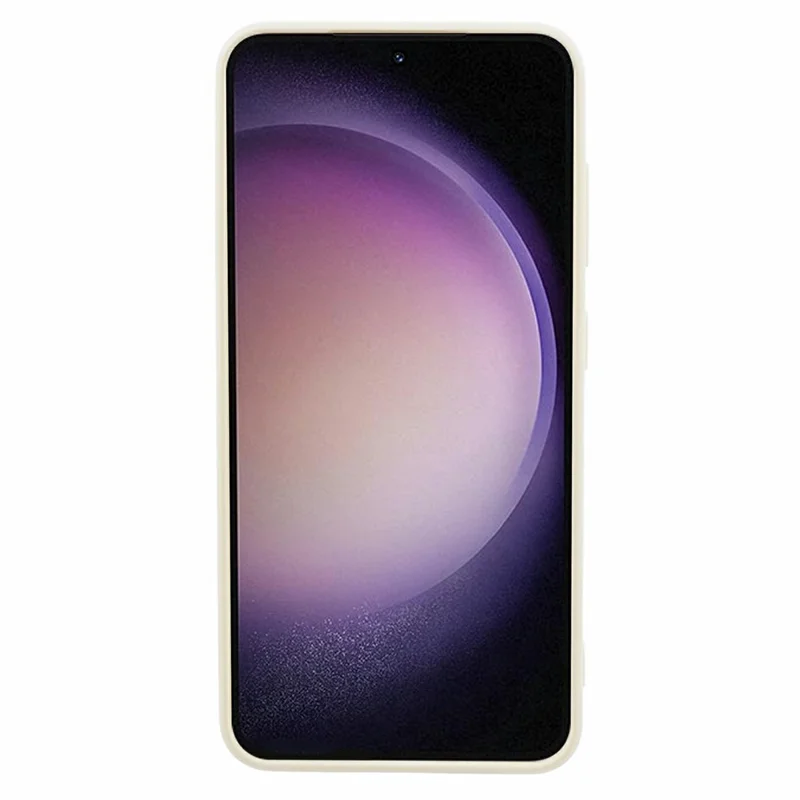 For Samsung Galaxy A37 5G Case Precise Cutouts Straight Edge TPU Shockproof Phone Cover - White