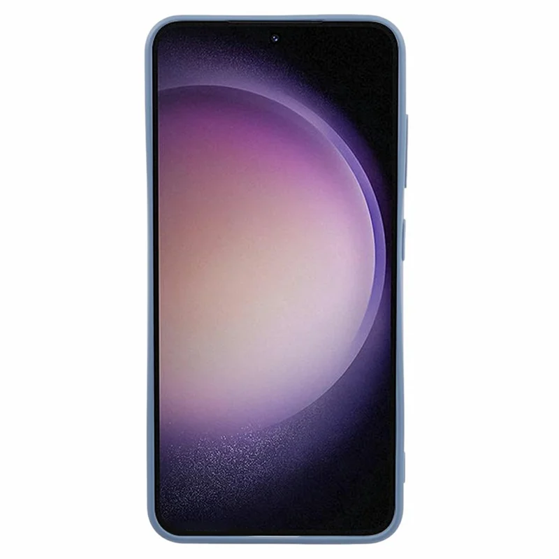 For Samsung Galaxy A37 5G Case Precise Cutouts Straight Edge TPU Shockproof Phone Cover - Lavender Grey