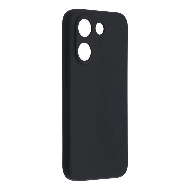 For Xiaomi Redmi Turbo 5 5G Case Precise Cutouts Straight Edge TPU Shockproof Phone Cover - Black