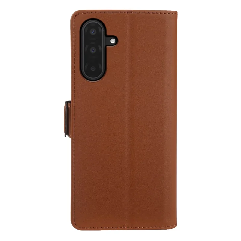 Leather Case For Samsung Galaxy A17 5G  /  4G Wallet Stand TPU + PU Skin-touch Cover - Brown