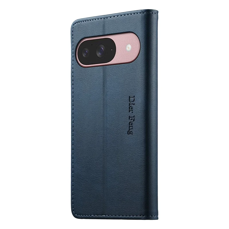 DIERFENG DF-019 for Google Pixel 10  /  10 Pro Leather Wallet Case Magnetic Flip Cover with Card Slots RFID Blocking - Blue