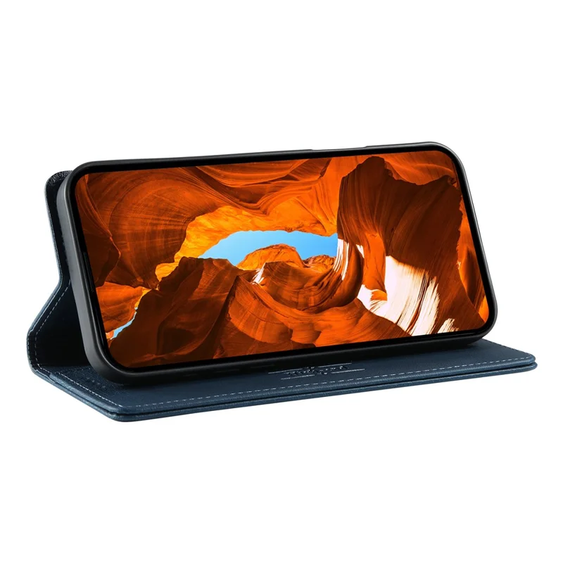 DIERFENG DF-019 für Google Pixel 10 Pro XL Ledertasche Mit Magnetklappe und Kartensteckplätzen RFID-Schutz – Blau