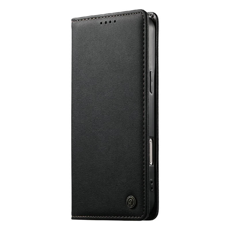 DIERFENG DF-019 for Xiaomi 17 Pro Leather Wallet Case Card Slots RFID Blocking Magnetic Flip Cover - Black