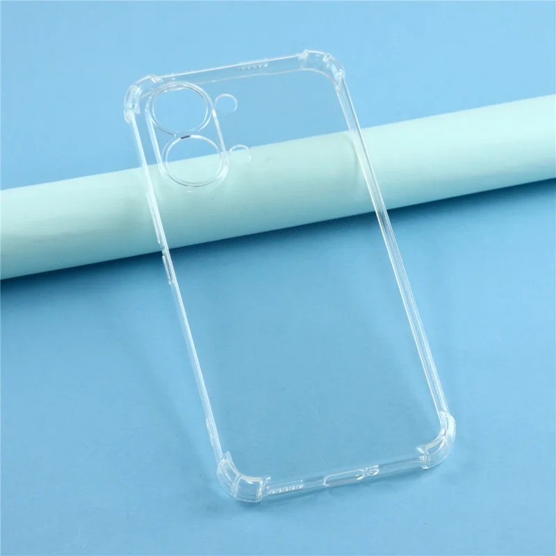 For Xiaomi Redmi Turbo 5 Max 5G  /  Poco X8 Pro Max 5G TPU Case Reinforced Corners Drop-proof Phone Cover - Transparent