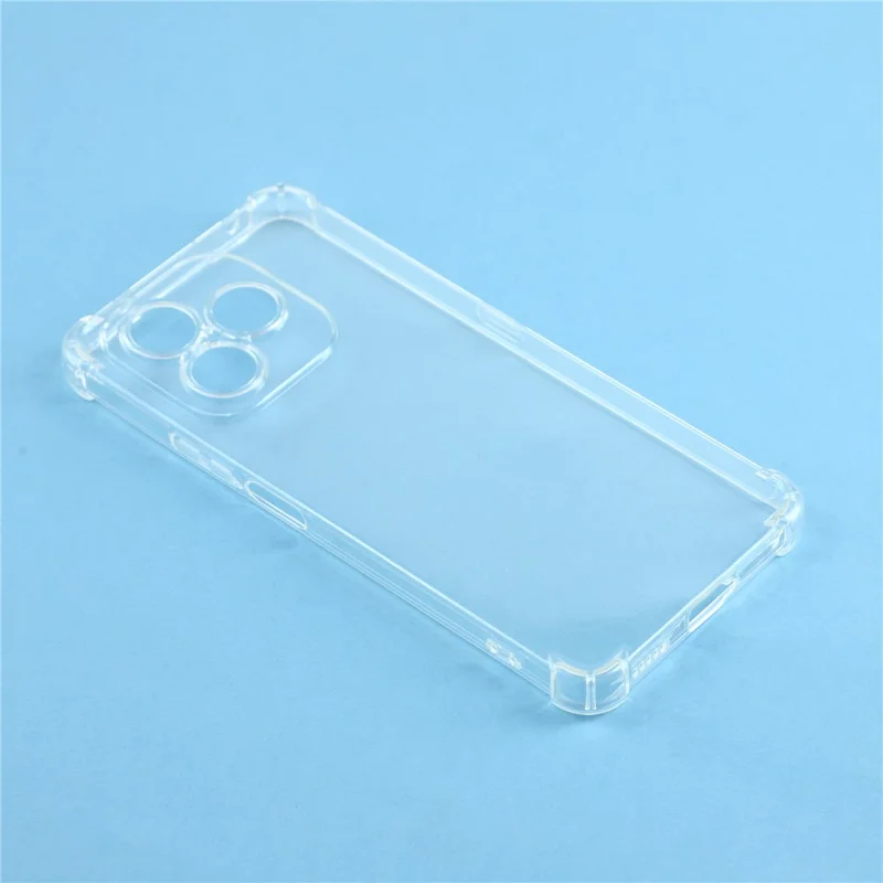 TPU-hoesje voor Honor X8d 4G met Versterkte Hoeken Stootvaste Telefoonhoes - Transparant