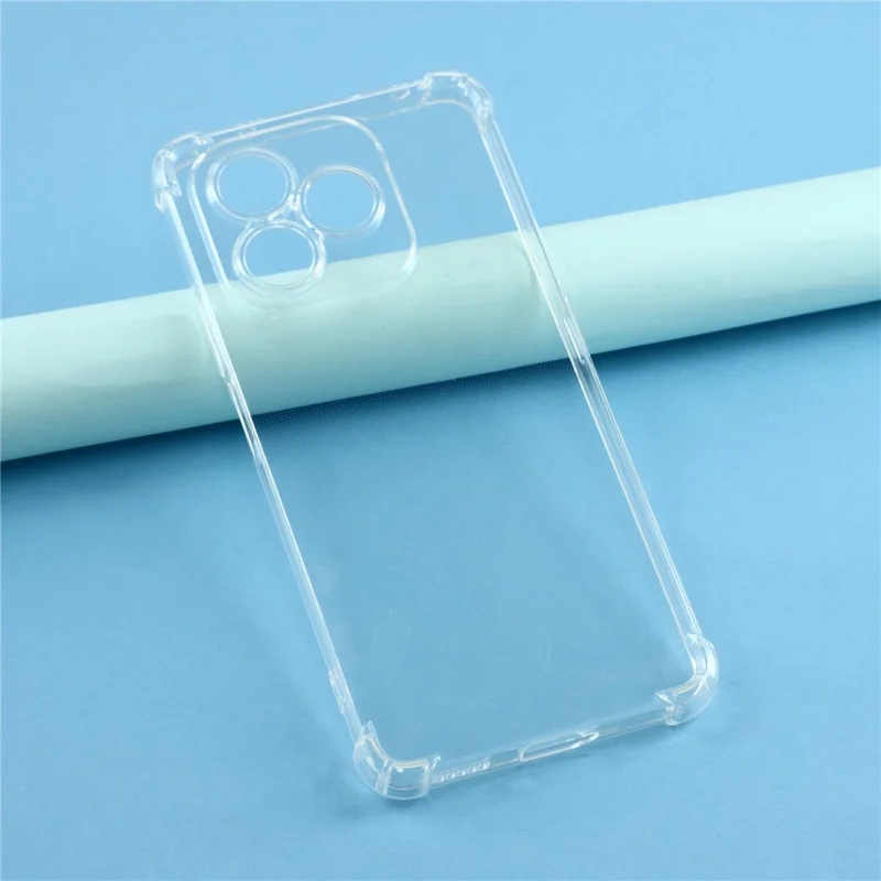 TPU-hoesje voor Honor X8d 4G met Versterkte Hoeken Stootvaste Telefoonhoes - Transparant