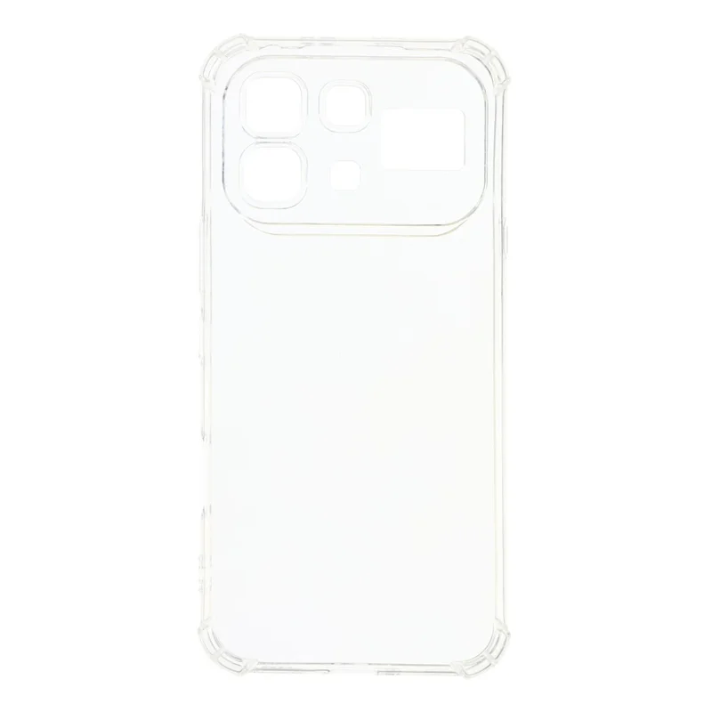 For Infinix Note 60 Pro 5G  /  Note 60 5G TPU Case Reinforced Corners Drop-proof Phone Cover - Transparent