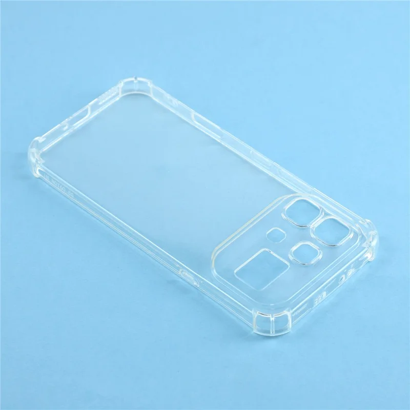 For Infinix Note 60 Pro 5G  /  Note 60 5G TPU Case Reinforced Corners Drop-proof Phone Cover - Transparent