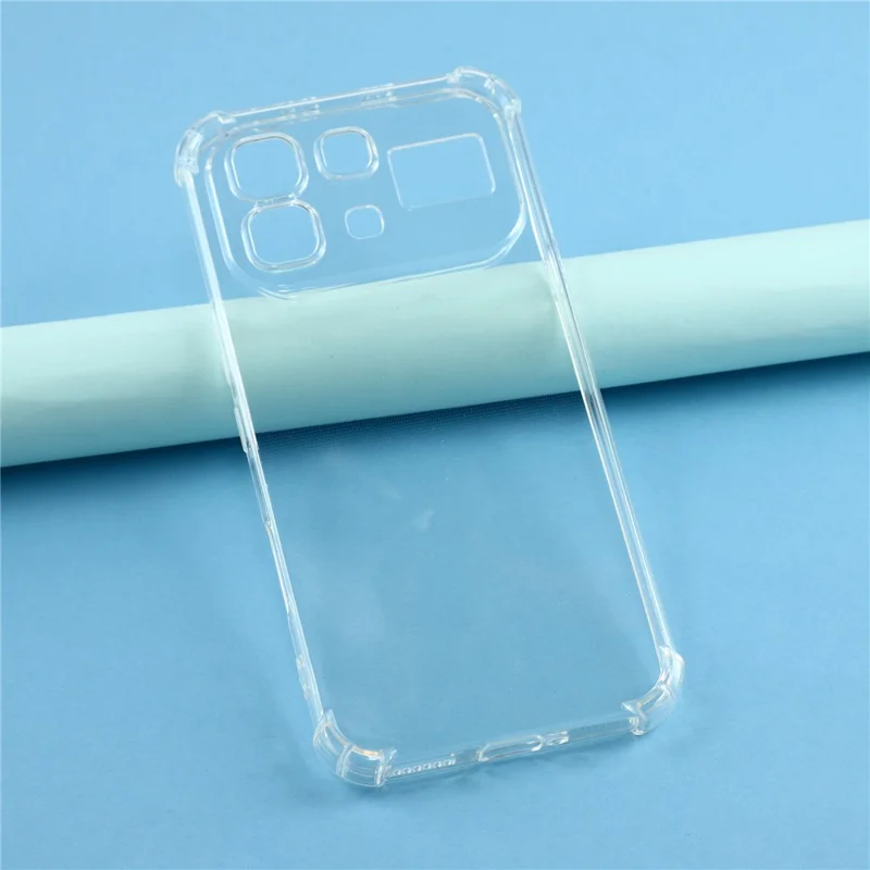 For Infinix Note 60 Pro 5G  /  Note 60 5G TPU Case Reinforced Corners Drop-proof Phone Cover - Transparent