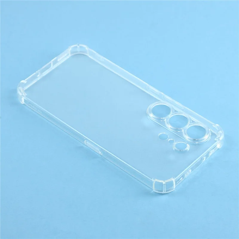 For TECNO Camon 50 Pro 4G TPU Case Reinforced Corners Drop-proof Phone Cover - Transparent