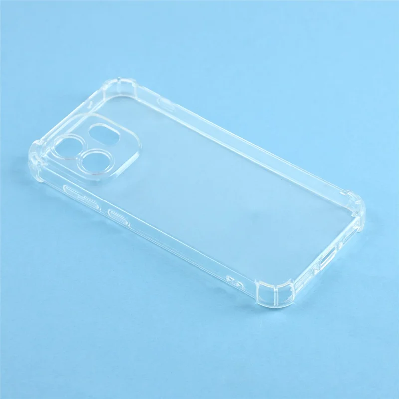 Für OnePlus 15T 5G TPU-Hülle verstärkte Ecken stoßfester Handy-Schutz - Transparent