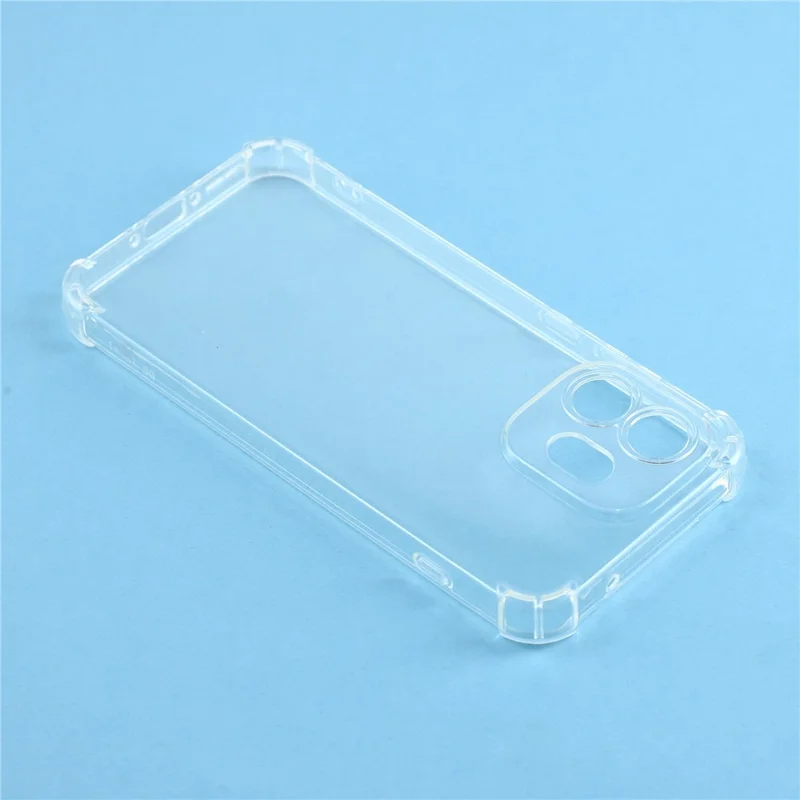 Für OnePlus 15T 5G TPU-Hülle verstärkte Ecken stoßfester Handy-Schutz - Transparent