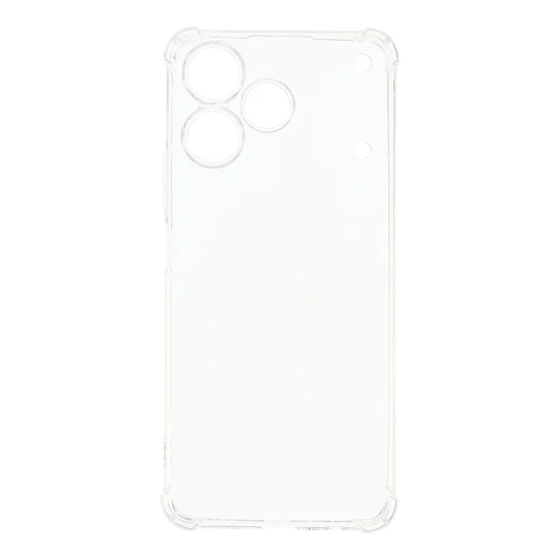Cover per Realme Note 80 4G in TPU, Angoli Rinforzati, Custodia Antiurto - Trasparente