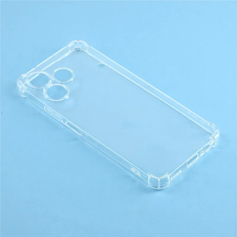 Cover per Realme Note 80 4G in TPU, Angoli Rinforzati, Custodia Antiurto - Trasparente