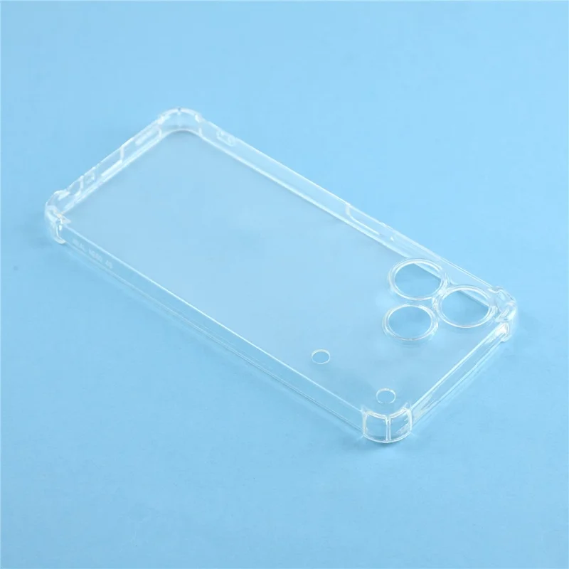 Cover per Realme Note 80 4G in TPU, Angoli Rinforzati, Custodia Antiurto - Trasparente