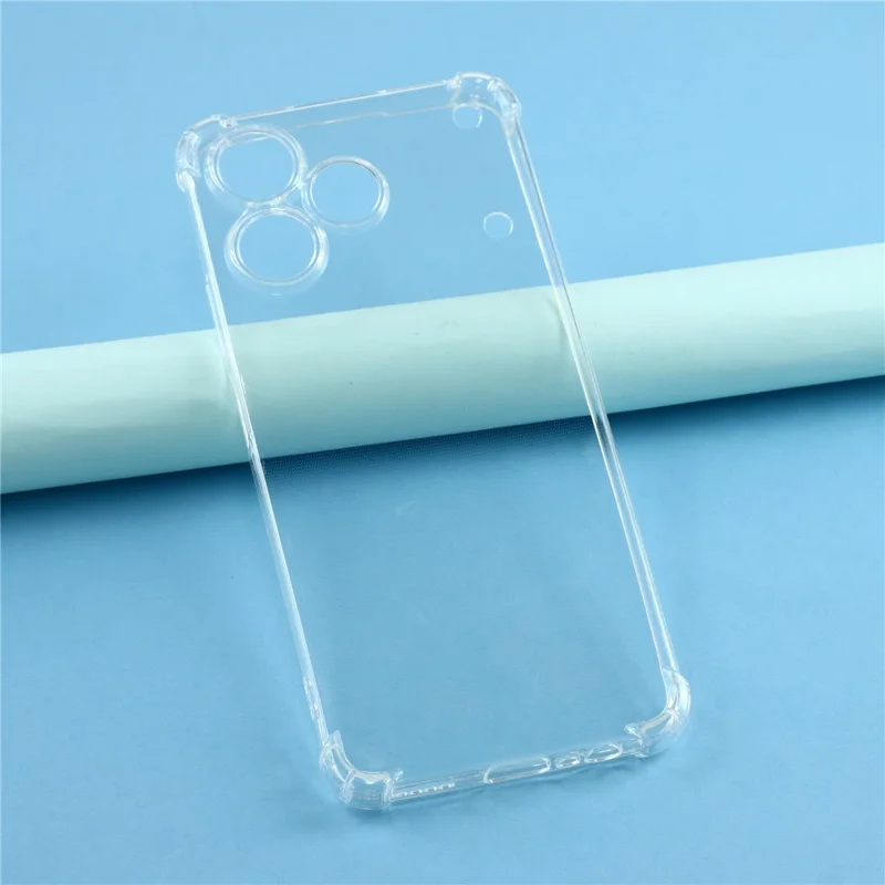 Cover per Realme Note 80 4G in TPU, Angoli Rinforzati, Custodia Antiurto - Trasparente