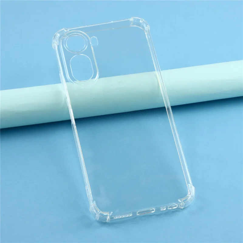 For Xiaomi Redmi A7 Pro 4G (171.56mm) TPU Case Reinforced Corners Drop-proof Phone Cover - Transparent