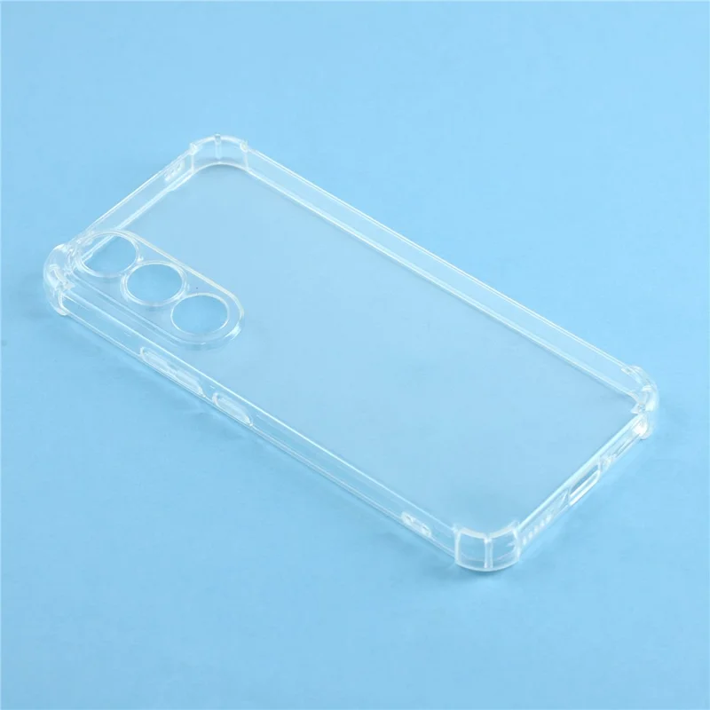 Für vivo V70 FE 5G TPU-Hülle verstärkte Ecken stoßfestes Handycover - Transparent